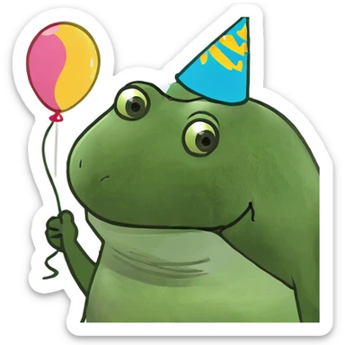 bufo celebrate  sticker