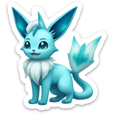 Glaceon-Vaporeon full body sticker