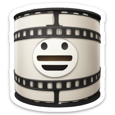 35mm film roll sticker