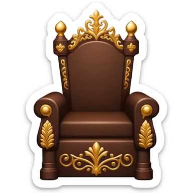 chocolate throne sticker