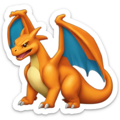 Uruguay charizard sticker