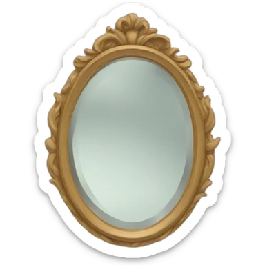 mirror sticker