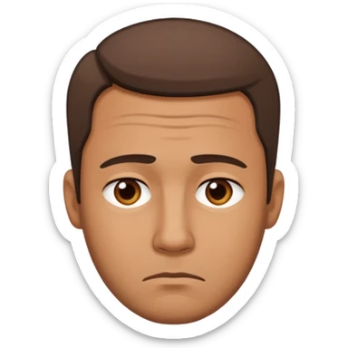  sad 35 yaers old father sticker