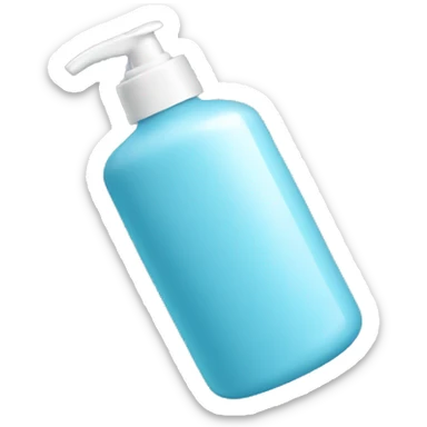 Light blue Lotion sticker