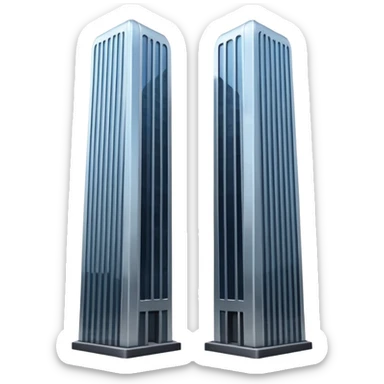 Twin towers sticker