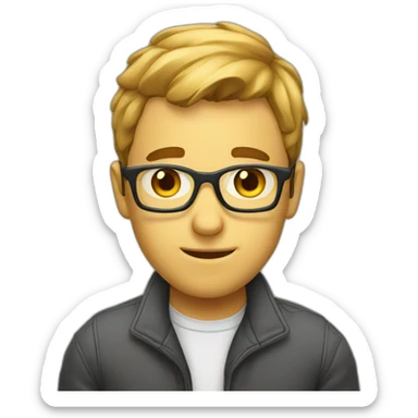 A dumb programmer sticker