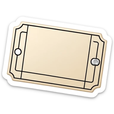 generate me a ticket png sticker