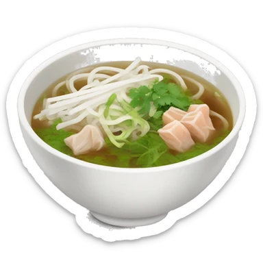 A bowl of pho   sticker