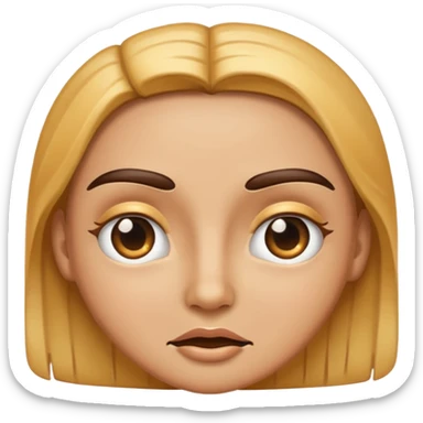 Eyebrow Emoji sticker