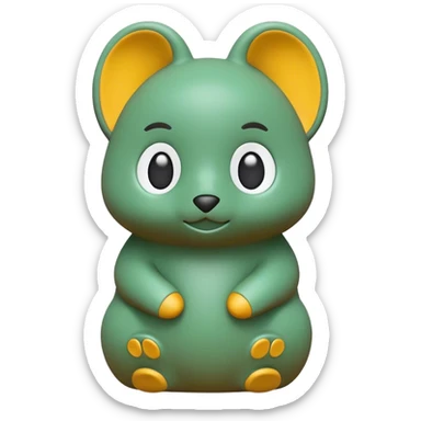 ekeko figurine sticker