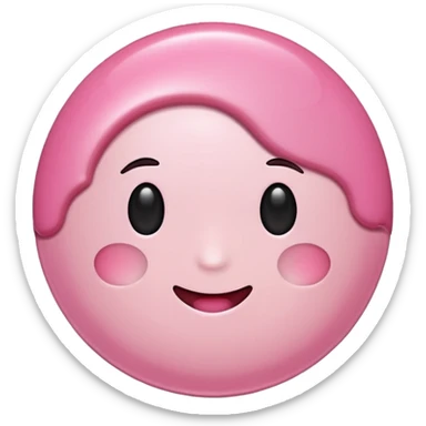 light pink candy sticker