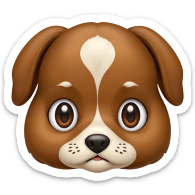 Um cachorro explodindo a mente sticker