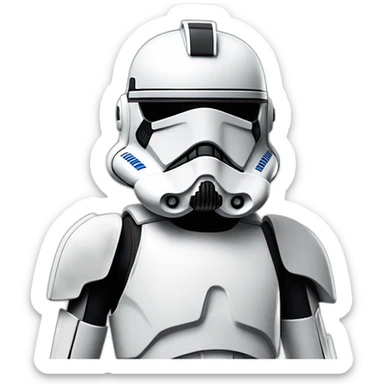 Clone trooper from star wars  sticker