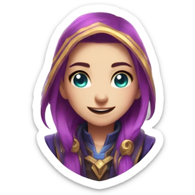 Arcane jinx league of legends  sticker