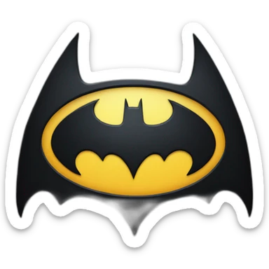 batman symbol sticker