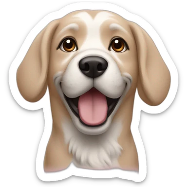 Dog wich magnolia sticker