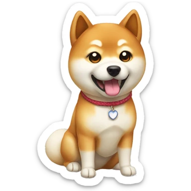 Cute Shiba Inu sticker