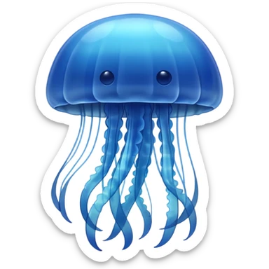 simple jellyfish sticker