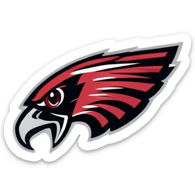make me a custom atlanta falcons logo sticker