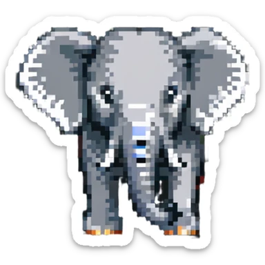 elephant sticker