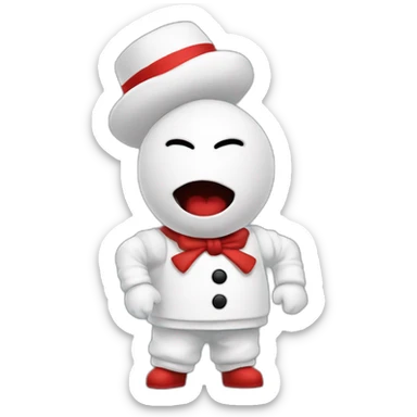 Bonhomme qui pleure animé sticker