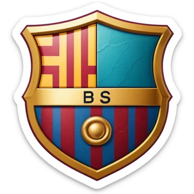Barcelona solo el escudo sticker