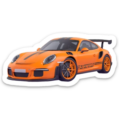 Porsche GT3 RS sticker