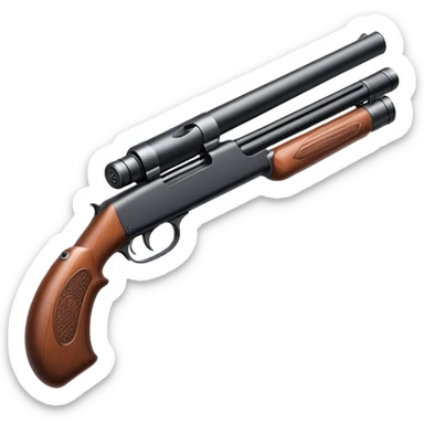 Professional shotgun sticker