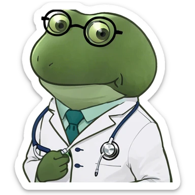 doctor bufo sticker