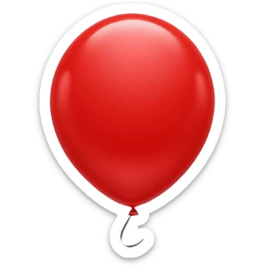 red balloon sticker