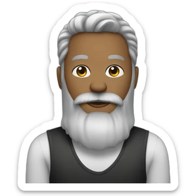 Bearded queer daddy sticker