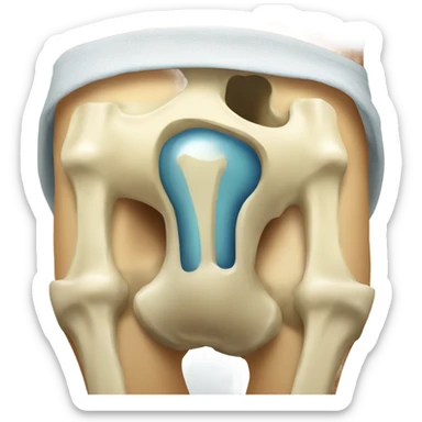 Total knee replacement sticker