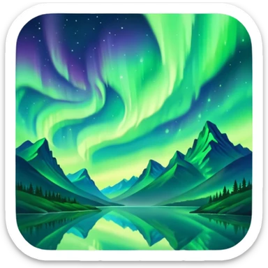 only northern light sticker