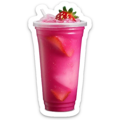 Dunkin’ Strawberry Dragonfruit Refresher sticker