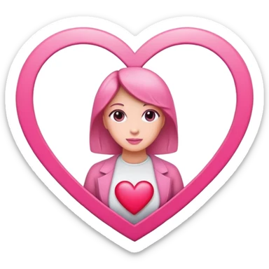 Female gender symbol pro woman logo sticker