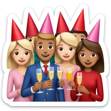 valentine brunch sticker