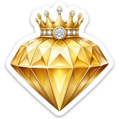 luxury jewelry diamonds gold sticker