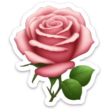 Rose sticker