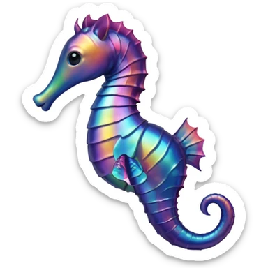 Морской конек  sticker