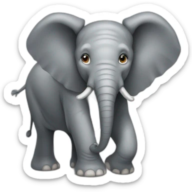 Elefant sticker