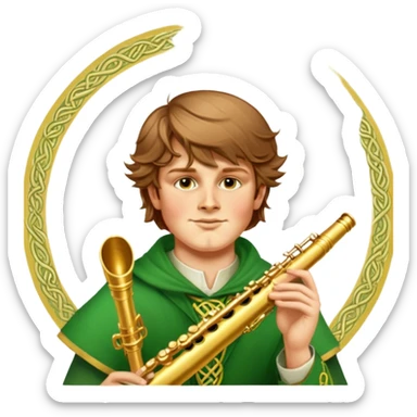 Irish Musician sticker