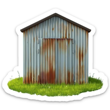 storage shed sticker