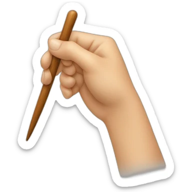 A hand making an L with its thumb and the pointer finger  sticker