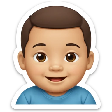 A 1 year old mexican baby boy sticker