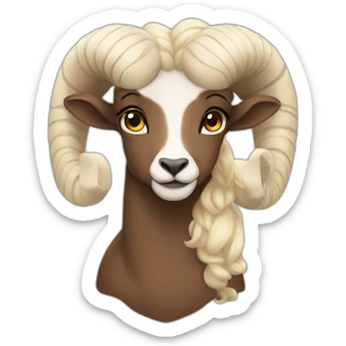 mu aries sticker