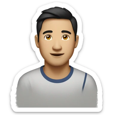 asian vietnamese men ~30 year old  portfolio picture sticker