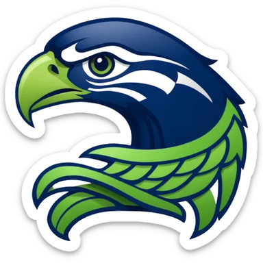 Create me a seahawks emoji sticker