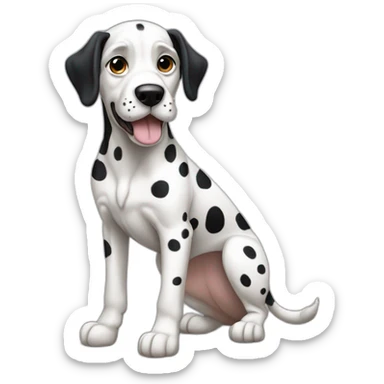 Perro dalmata sticker