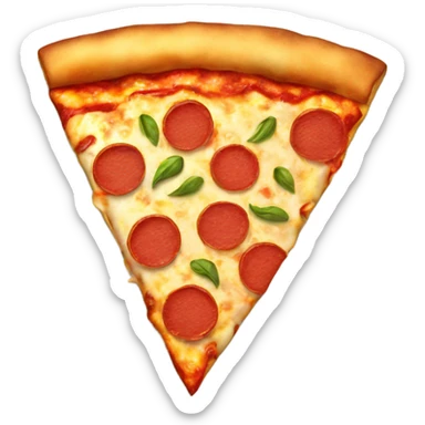 Hungry pizza sticker