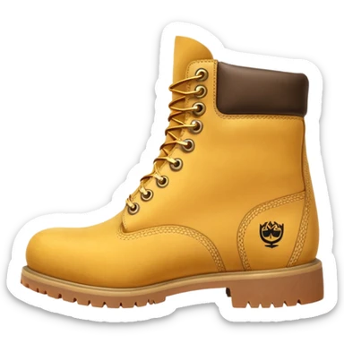 Сделай пару ботинок Timberland в классической расцветке sticker